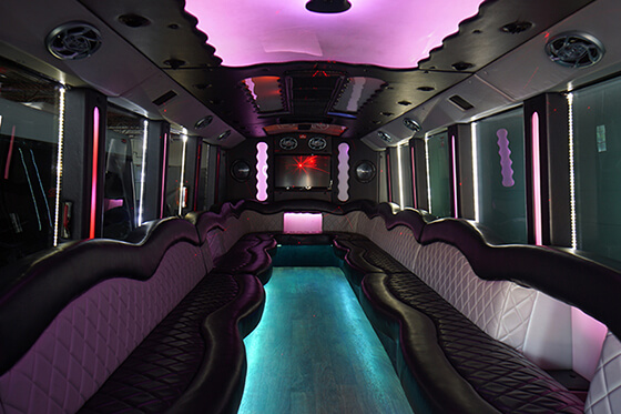 40 passenger party bus to celebrate a bachelor party
