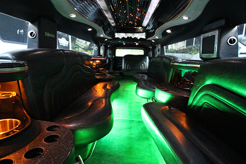 Interiors stretch limo