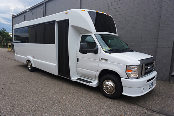 Traditional St Petersburg party bus to celebrate bachelor parties